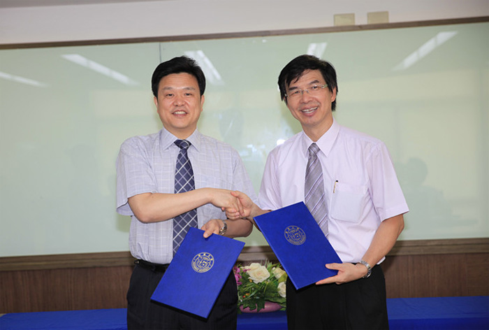 乔建永校长率团访问台湾地区著名大学